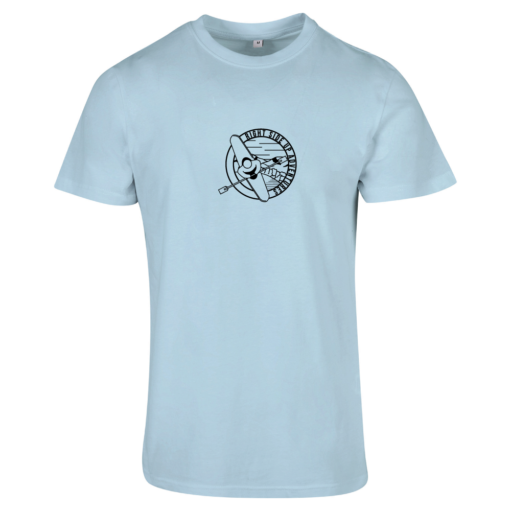 Right Side Up Adventures Kayaking Themed Unisex T-Shirt