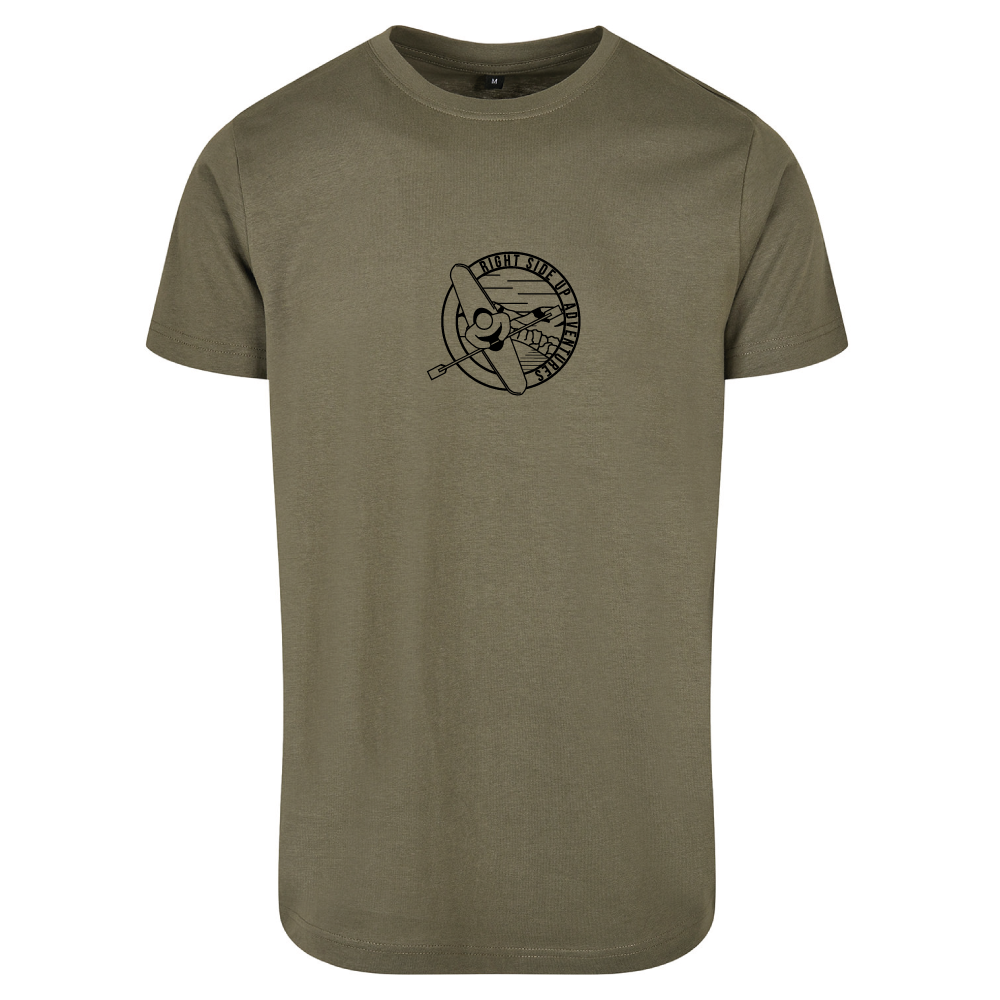 Right Side Up Adventures Kayaking Themed Unisex T-Shirt
