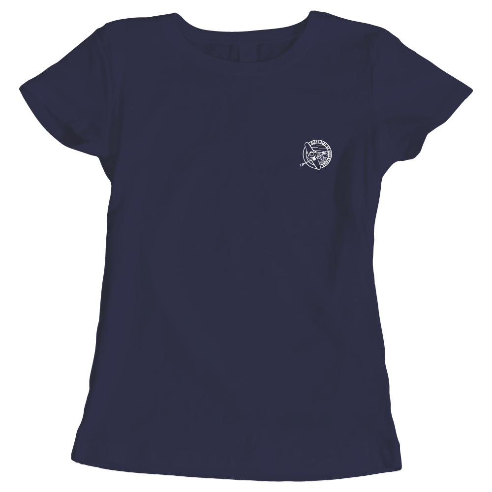 Right Side Up Adventures Kayaking-Themed Ladies T-Shirt