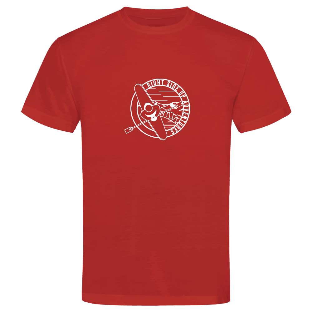 Right Side Up Adventures Kayaking-Themed T-Shirt