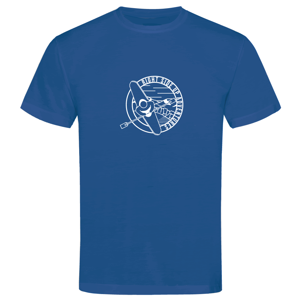 Right Side Up Adventures Kayaking-Themed T-Shirt