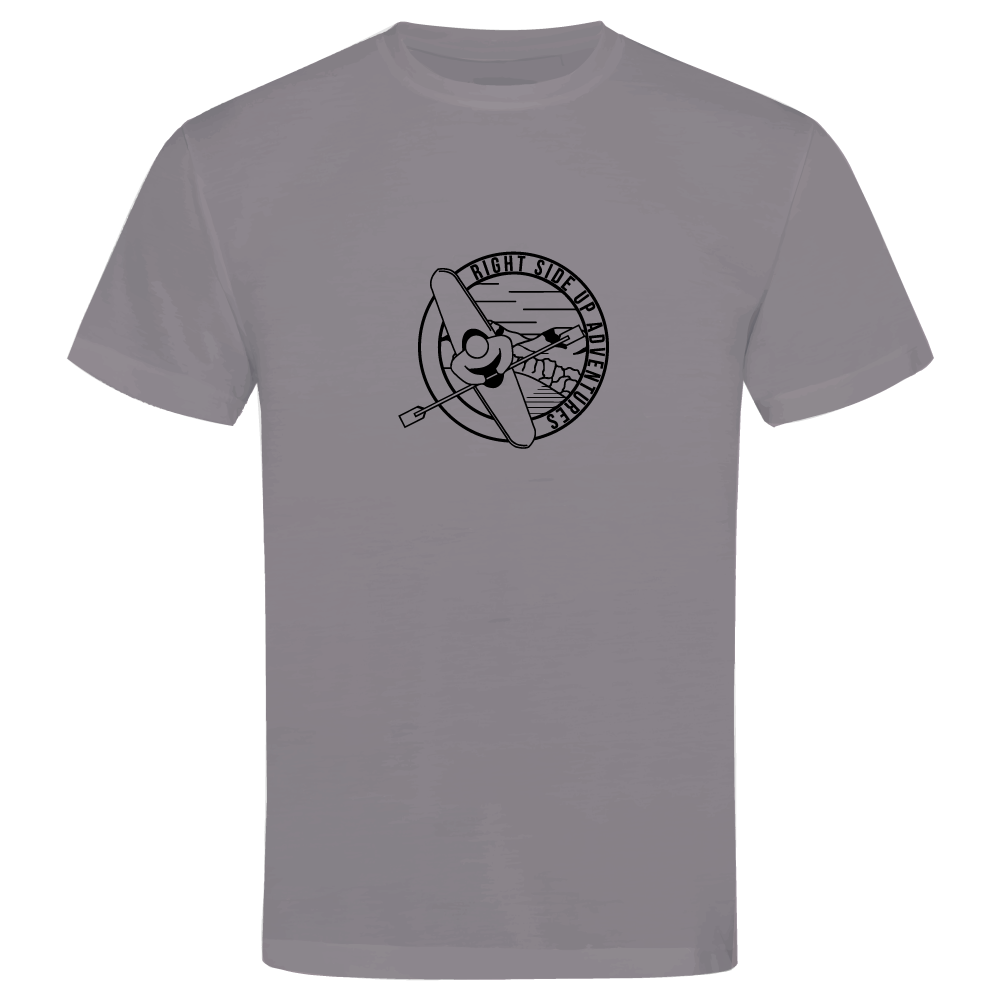 Right Side Up Adventures Kayaking-Themed T-Shirt