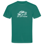 Sun, Sea, and Surf Surfing-Themed T-Shirt