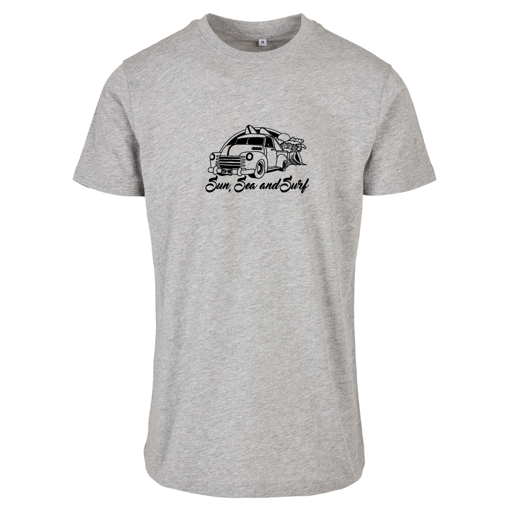 Sun Sea & Surf Coastal Adventure Tee | Surfing Unisex T-Shirt UK