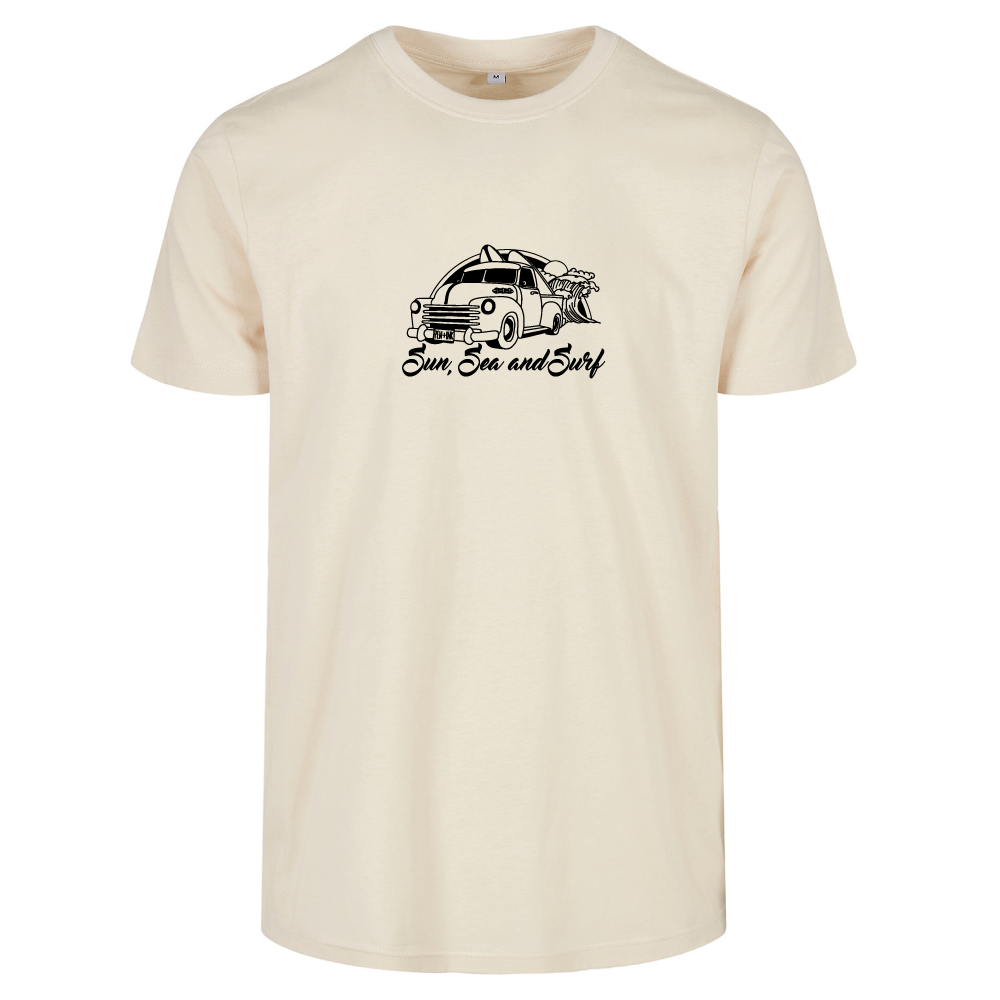 Sun Sea & Surf Coastal Adventure Tee | Surfing Unisex T-Shirt UK