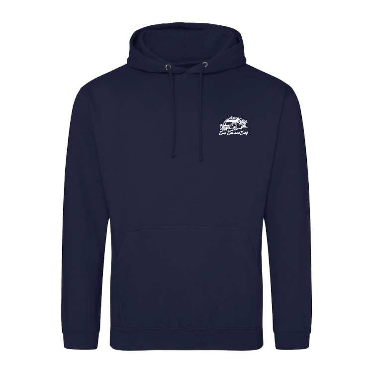 Sun, Sea, and Surf Surfing Themed Hoody
