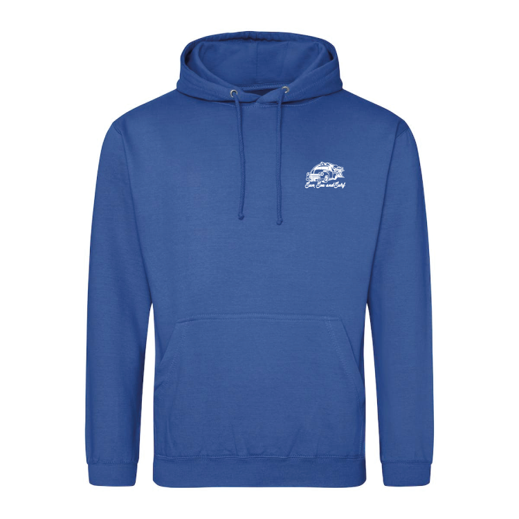 Sun, Sea, and Surf Surfing Themed Hoody