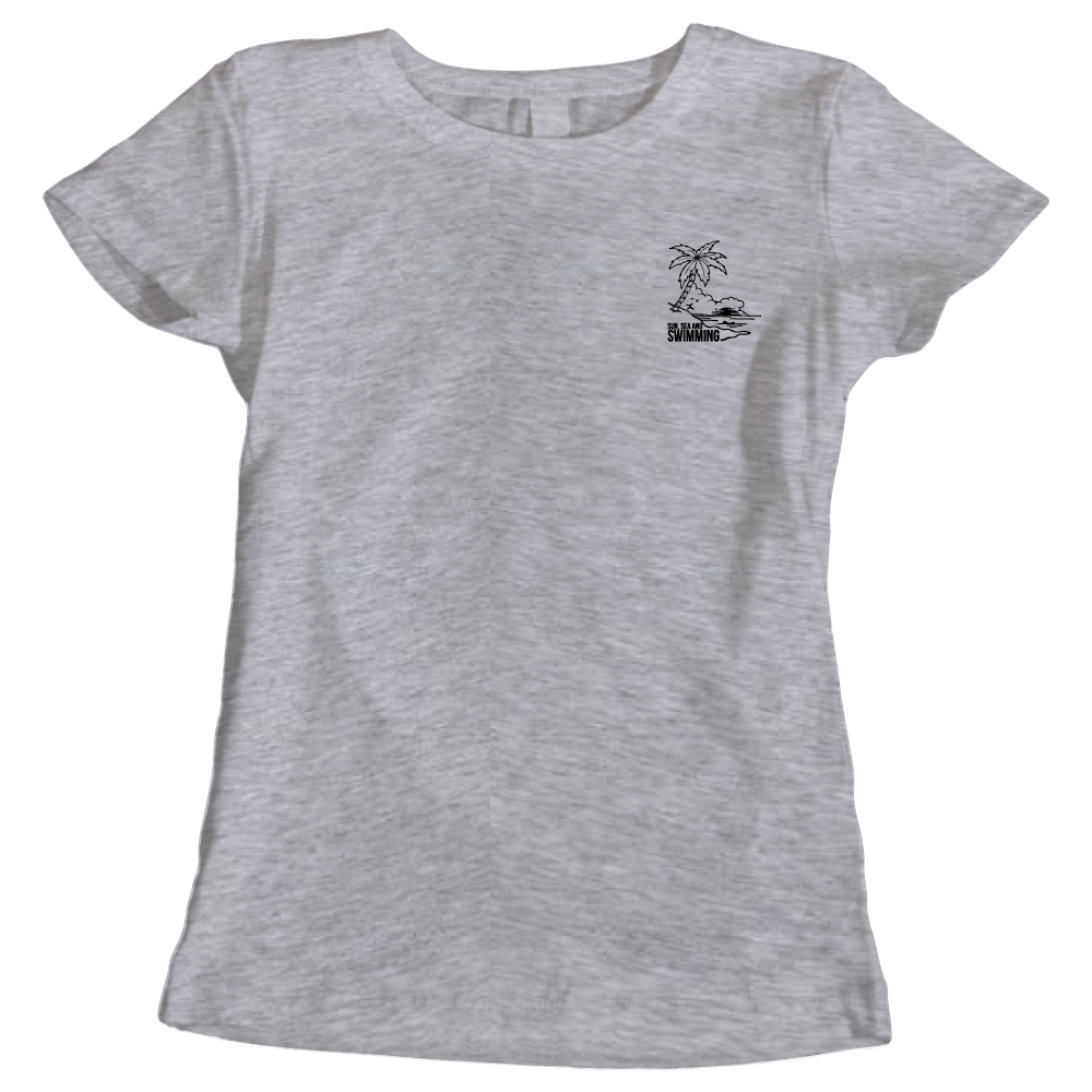Sun, Sea, and Swimming Ladies T-Shirt
