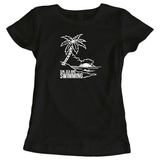 Sun Sea And Swimming ladies t-shirt
