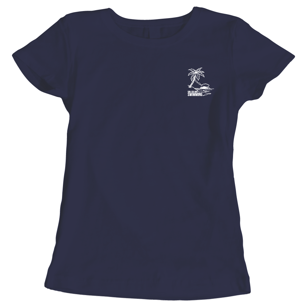 Sun, Sea, and Swimming Ladies T-Shirt