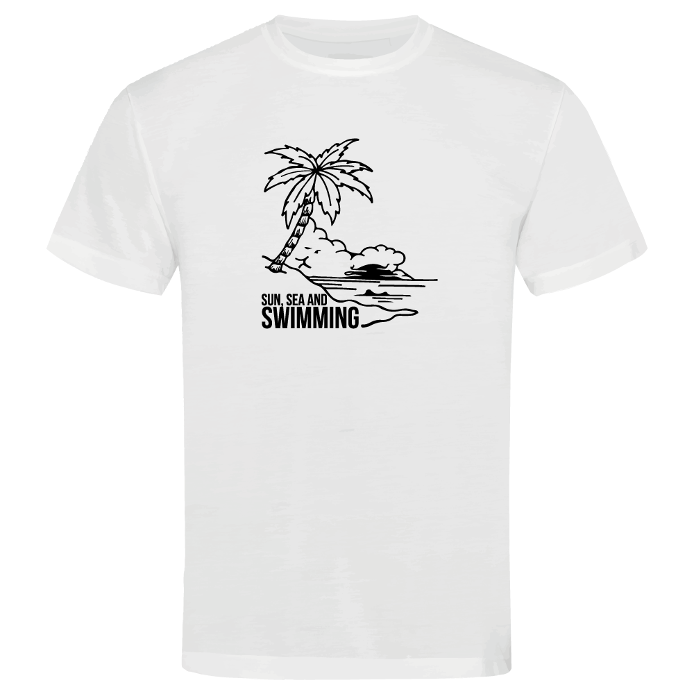 Sun, Sea, and Swimming T-Shirt