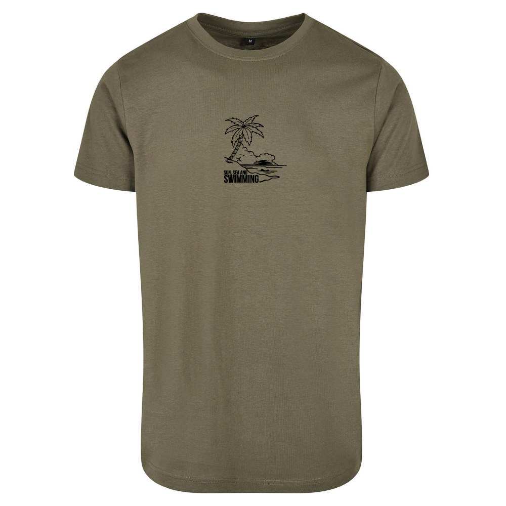 "Sun, Sea and Swimming" Unisex T-Shirt | Open Water & Wild Swimming Apparel