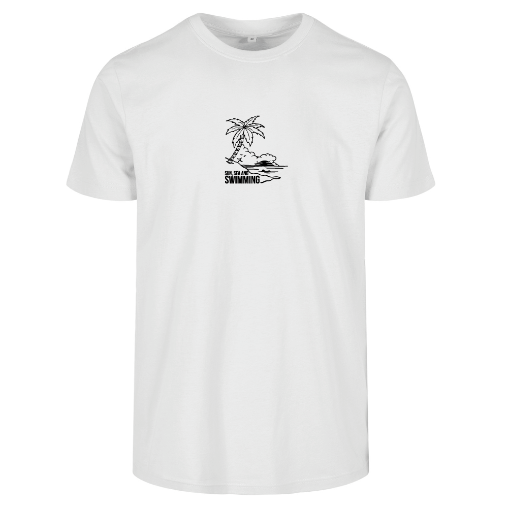 "Sun, Sea and Swimming" Unisex T-Shirt | Open Water & Wild Swimming Apparel
