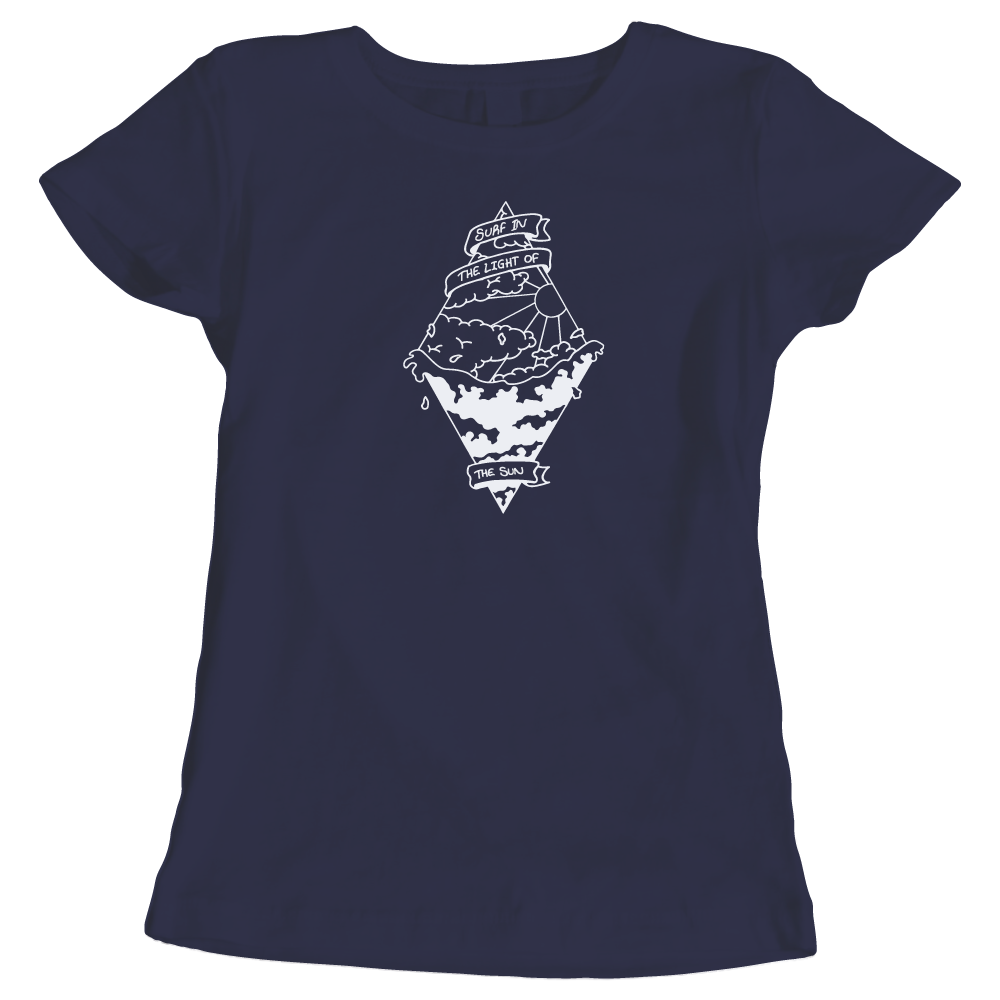 Surf in the Light of the Sun Ladies’ T-Shirt