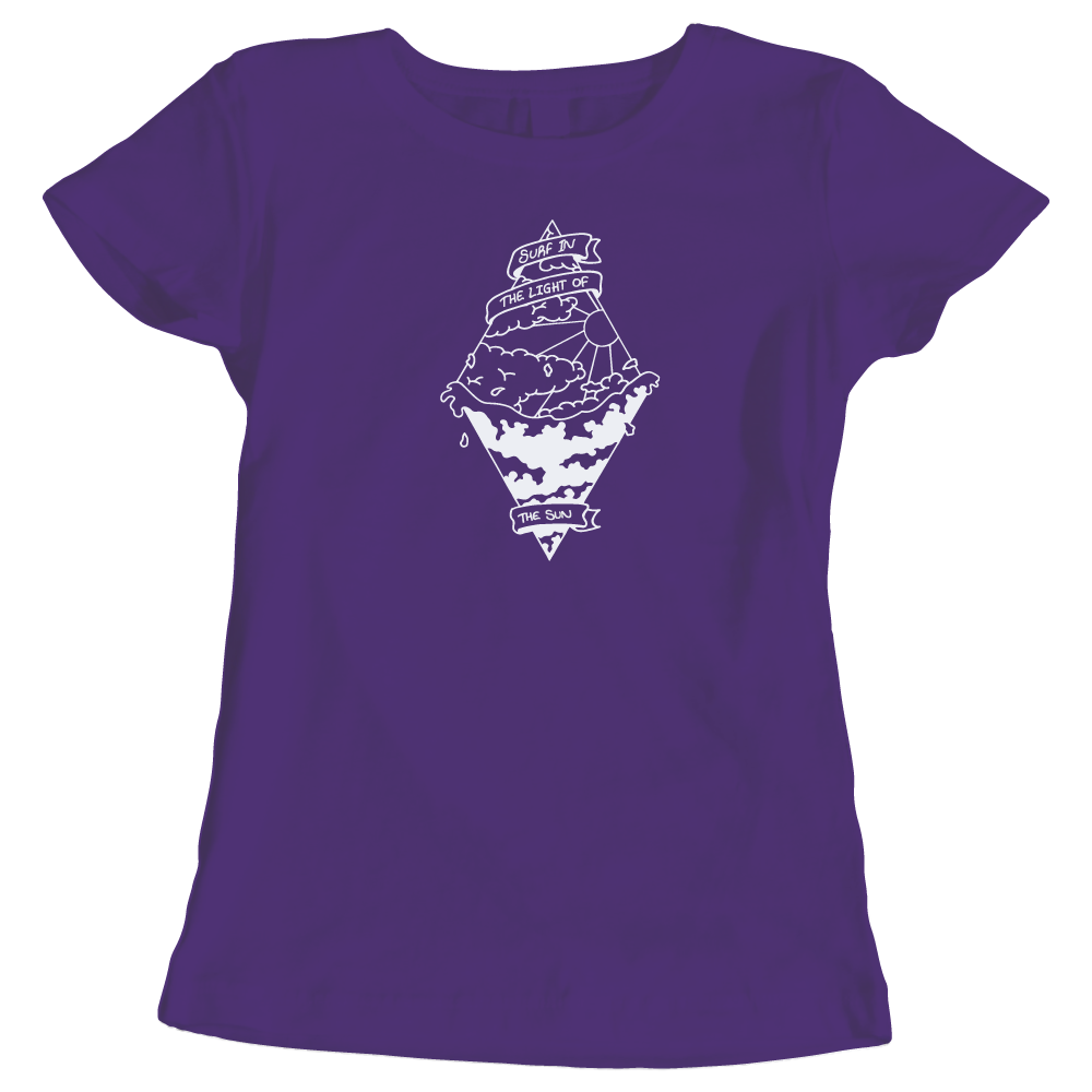Surf in the Light of the Sun Ladies’ T-Shirt