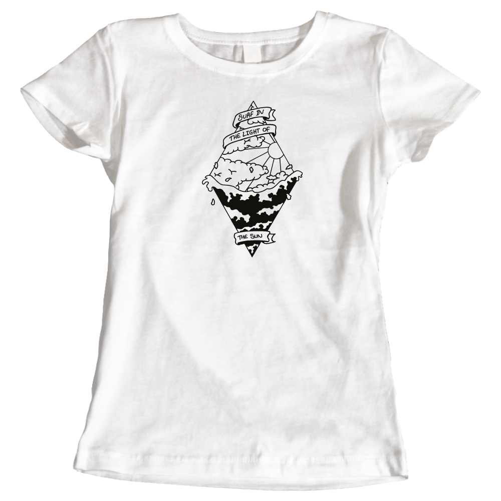Surf in the Light of the Sun Ladies’ T-Shirt