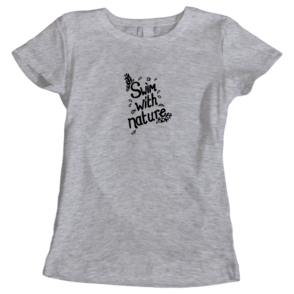 Swim With Nature Wild Swimming Themed T-Shirt