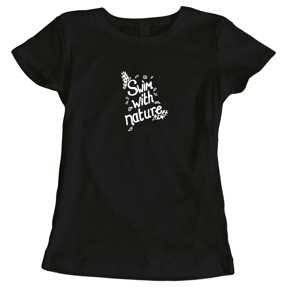 Swim With Nature Wild Swimming Themed T-Shirt