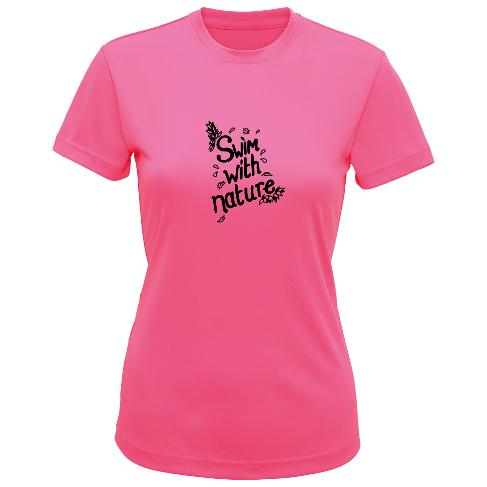 Swim With Nature Wild Swimming Themed T-Shirt