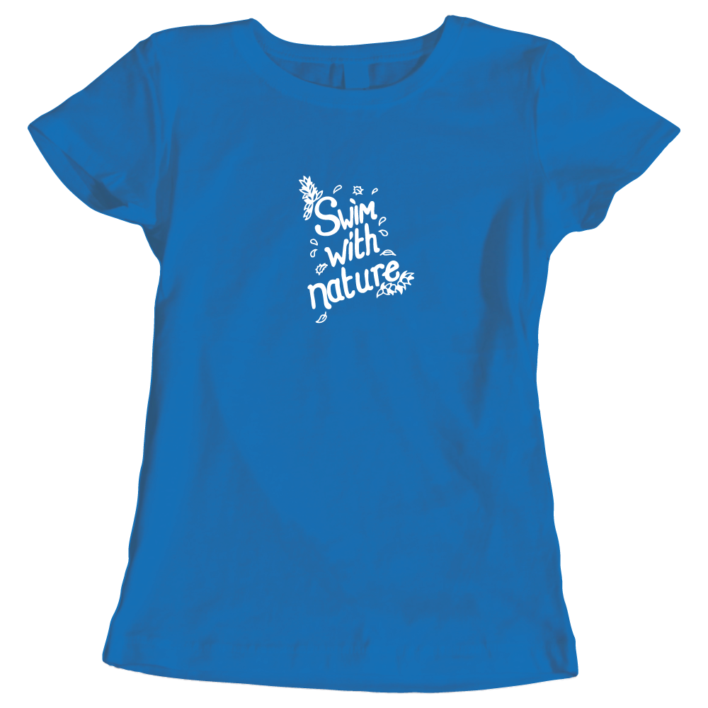 Swim With Nature Wild Swimming Themed T-Shirt