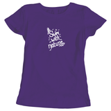 Swim With Nature wild swimming themed ladies t-shirt