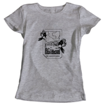 The adventurer, adventure and exploration ladies t-shirt