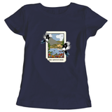 The adventurer, limited edition adventure and exploration ladies t-shirt