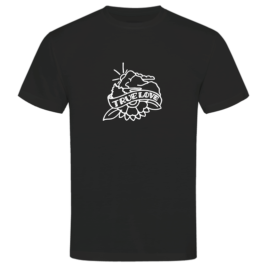True Love mountain adventure themed t-shirt