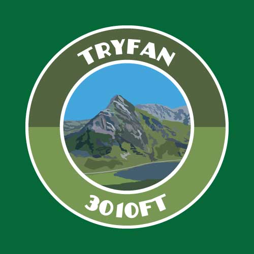 Tryfan Sticker | Welsh 3000's Visitor Themed Sticker