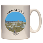 Welsh 3000's Mountains Mug - 330ml mug