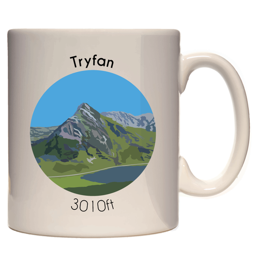 Welsh 3000's Mountains Mug - 330ml mug