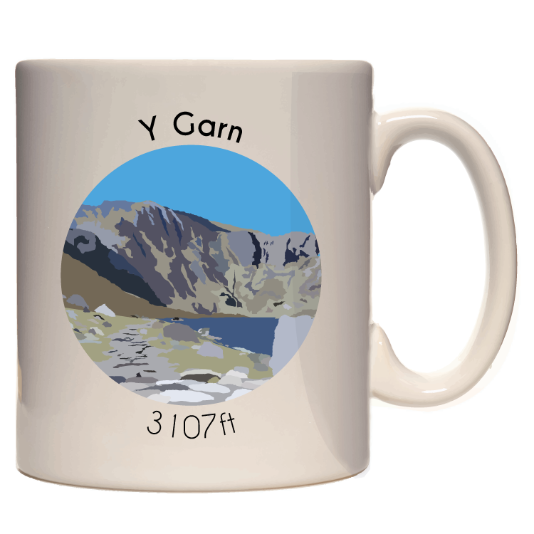 Welsh 3000's Mountains Mug - 330ml mug