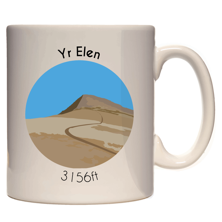 Welsh 3000's Mountains Mug - 330ml mug