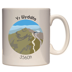 Welsh 3000's Mountains Mug - 330ml mug