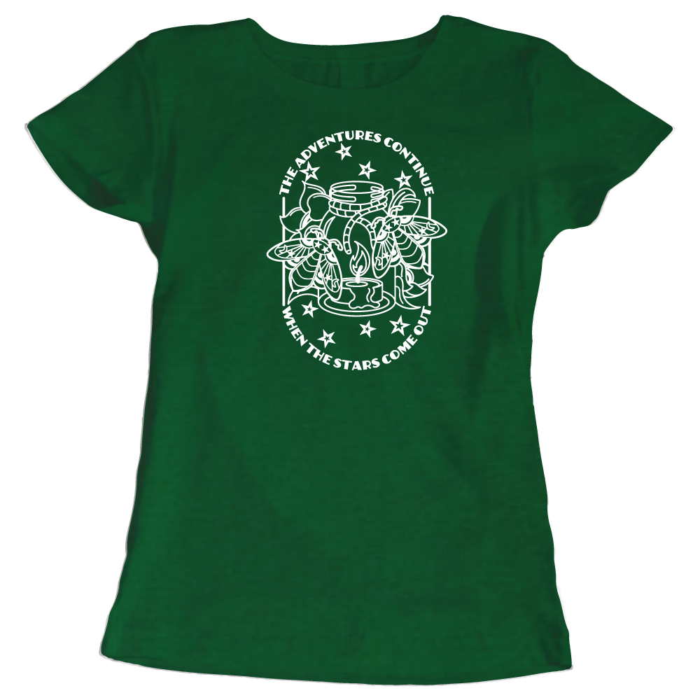 When the Stars Come Out Women’s T-Shirt – Adventure Camping Graphic Tee