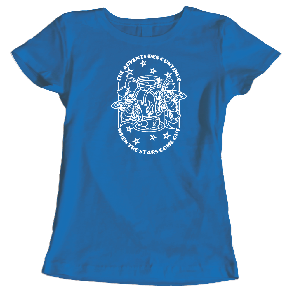 When the Stars Come Out Women’s T-Shirt – Adventure Camping Graphic Tee