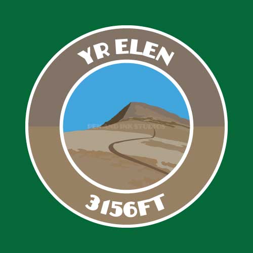 Yr Elen Sticker | Welsh 3000's Visitor Themed Sticker