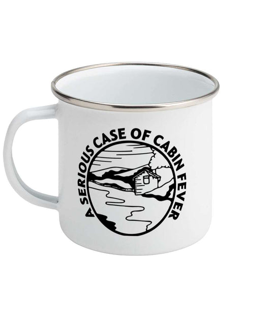 A Serious Case of Cabin Fever camping mug Pen and Ink Studios