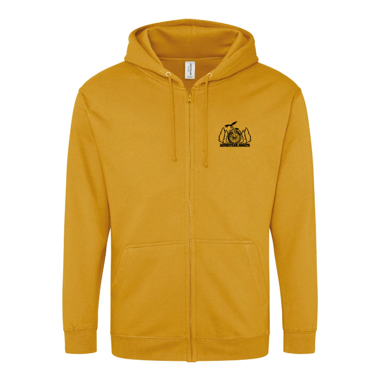 Cycling Zip Hoodie UK | Adventure Awaits | Cycling Clothing