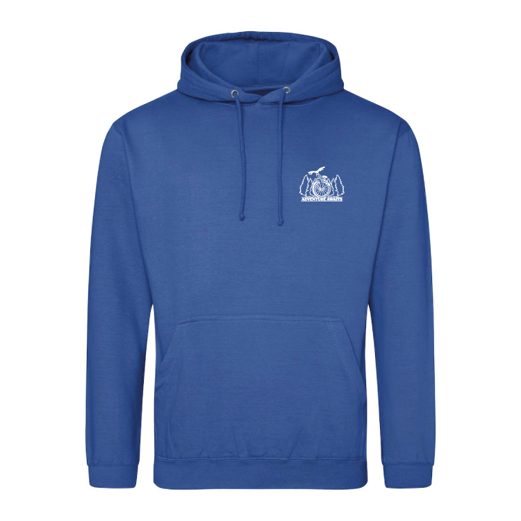 Cycling Hoodie UK | Adventure is for the Curious Cycling Hoodie | Bike Clothing