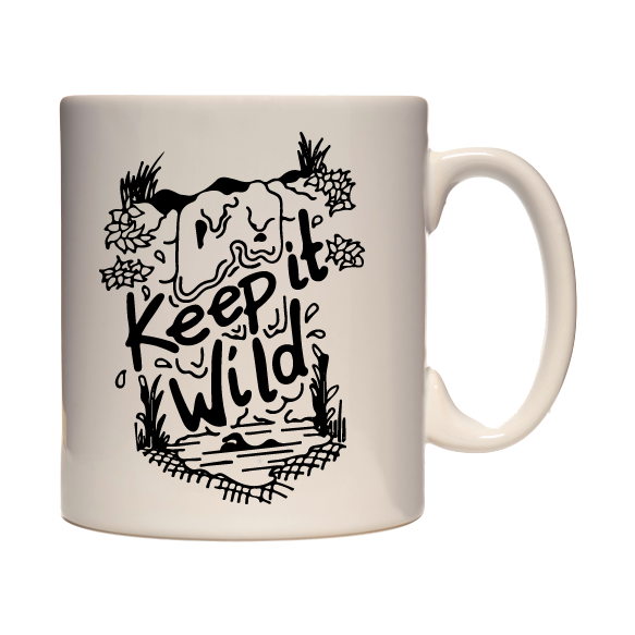 Adventure Mug - 330ml mug, hiking, cycling, surfing, walking, mountain Pen and Ink Studios