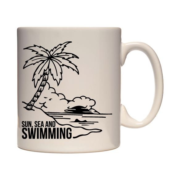Adventure Mug - 330ml mug, hiking, cycling, surfing, walking, mountain Pen and Ink Studios