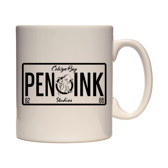 Adventure Mug - 330ml mug, hiking, cycling, surfing, walking, mountain Pen and Ink Studios
