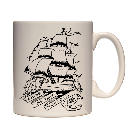 Adventure Mug - 330ml mug, hiking, cycling, surfing, walking, mountain Pen and Ink Studios