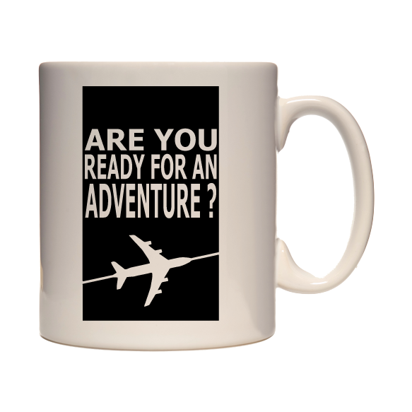 Adventure Mug - 330ml mug, hiking, cycling, surfing, walking, mountain Pen and Ink Studios