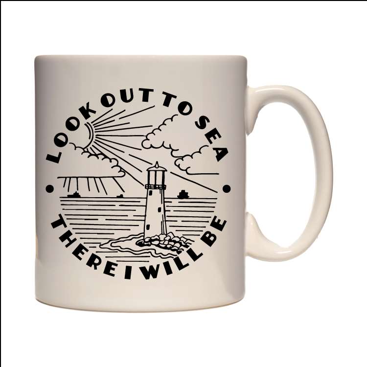 Adventure Mug - 330ml mug, hiking, cycling, surfing, walking, mountain Pen and Ink Studios