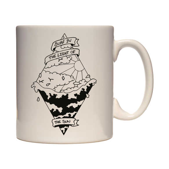 Adventure Mug - 330ml mug, hiking, cycling, surfing, walking, mountain Pen and Ink Studios