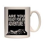 Adventure Mug - 330ml mug, hiking, cycling, surfing, walking, mountain Pen and Ink Studios