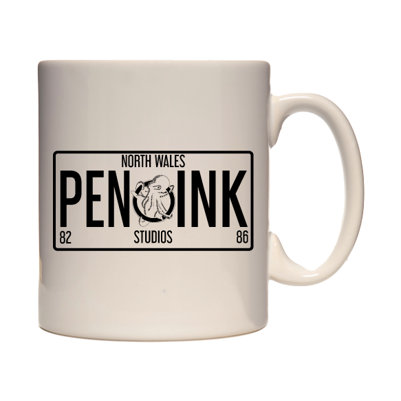 Adventure Mug - 330ml mug, hiking, cycling, surfing, walking, mountain Pen and Ink Studios