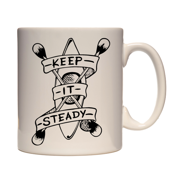Adventure Mug - 330ml mug, hiking, cycling, surfing, walking, mountain Pen and Ink Studios